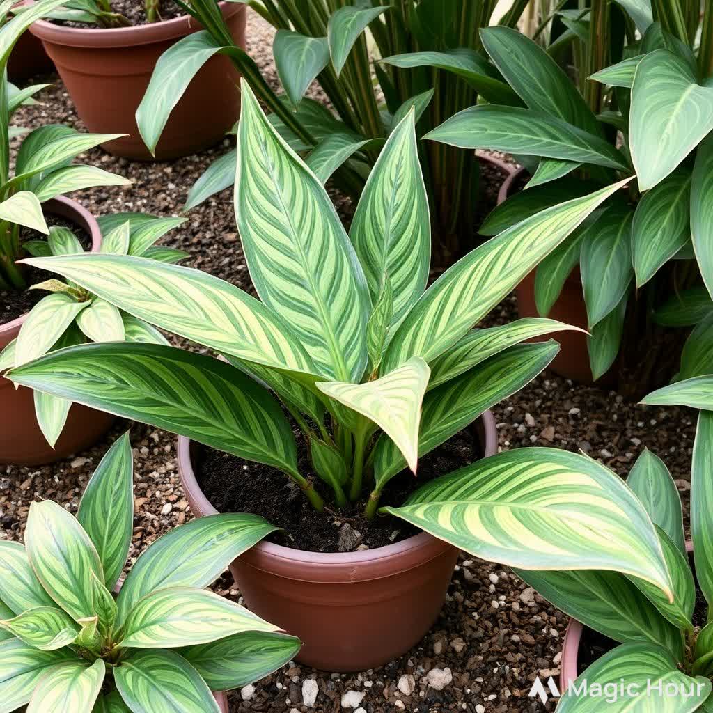 نبات بيبروميا Peperomia